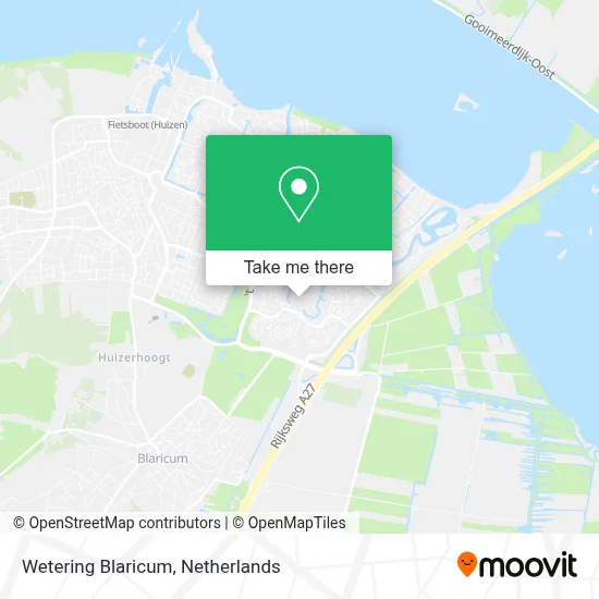 Wetering Blaricum map