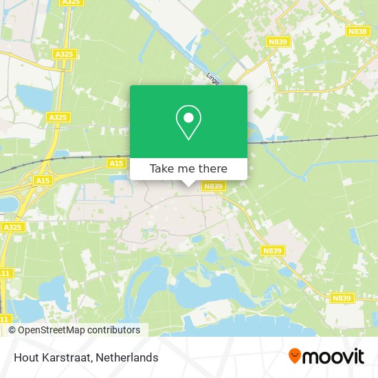 Hout Karstraat map