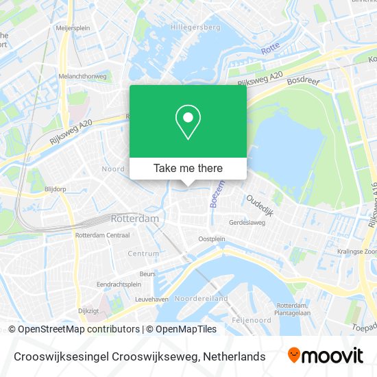 Crooswijksesingel Crooswijkseweg map