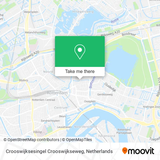Crooswijksesingel Crooswijkseweg Karte
