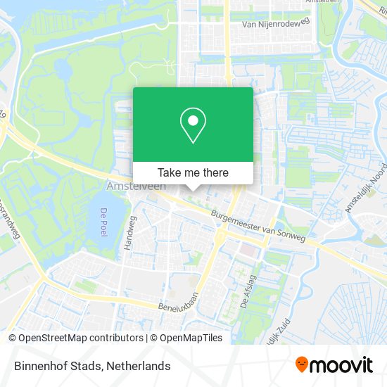 Binnenhof Stads map