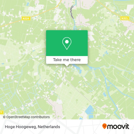 Hoge Hoogeweg Karte