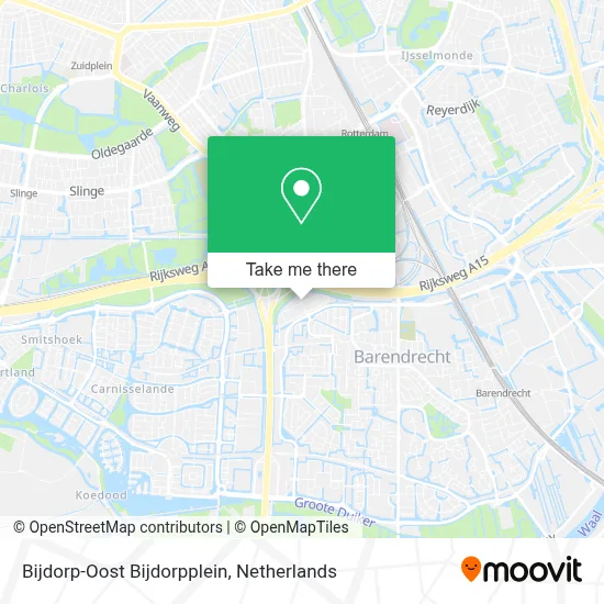 Bijdorp-Oost Bijdorpplein map