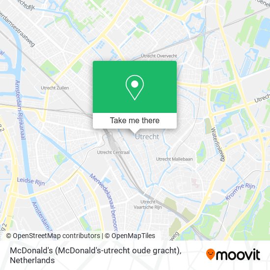 McDonald's (McDonald's-utrecht oude gracht) map
