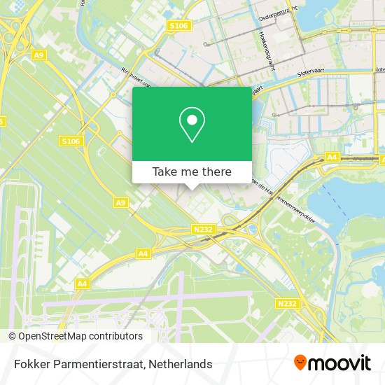 Fokker Parmentierstraat map