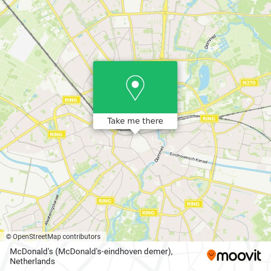 McDonald's (McDonald's-eindhoven demer) map
