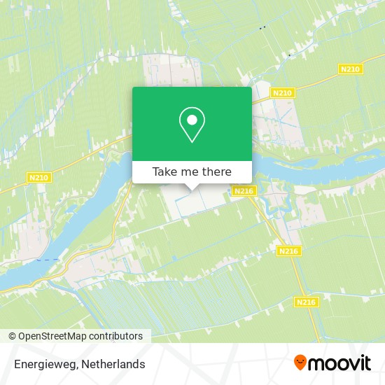 Energieweg map