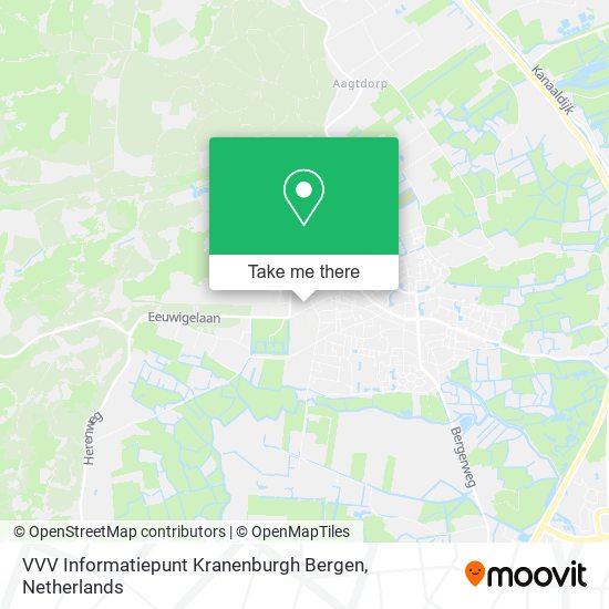 VVV Informatiepunt Kranenburgh Bergen map