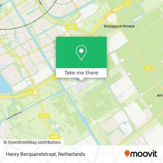 Henry Becquerelstraat map