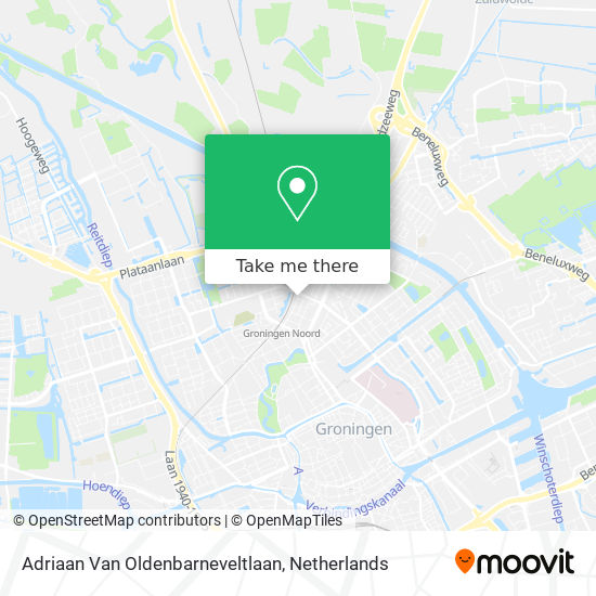 Adriaan Van Oldenbarneveltlaan map