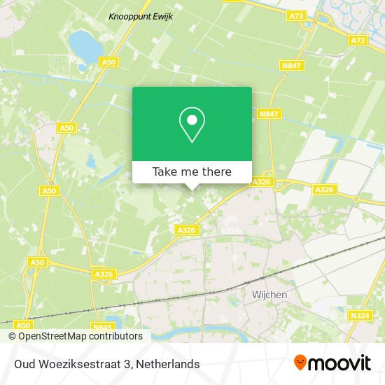 Oud Woeziksestraat 3 Karte