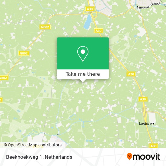 Beekhoekweg 1 map