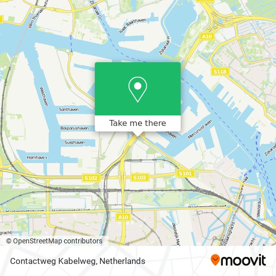 Contactweg Kabelweg map