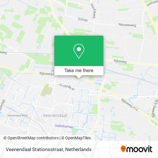 Veenendaal Stationsstraat Karte