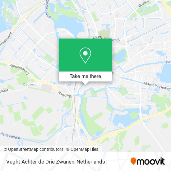 Vught Achter de Drie Zwanen map