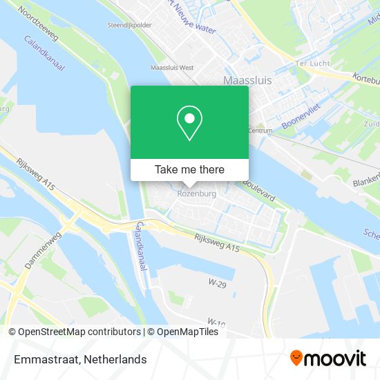 Emmastraat map