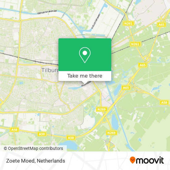 Zoete Moed map