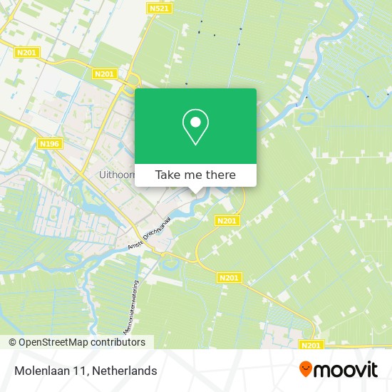 Molenlaan 11 map