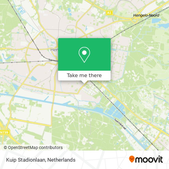 Kuip Stadionlaan map