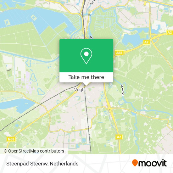 Steenpad Steenw map