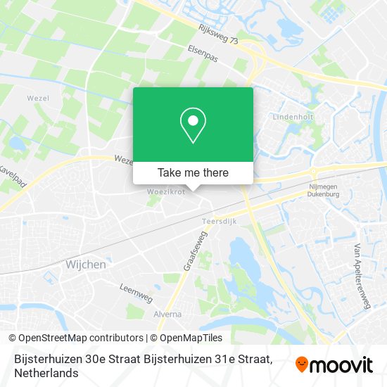 Bijsterhuizen 30e Straat Bijsterhuizen 31e Straat Karte