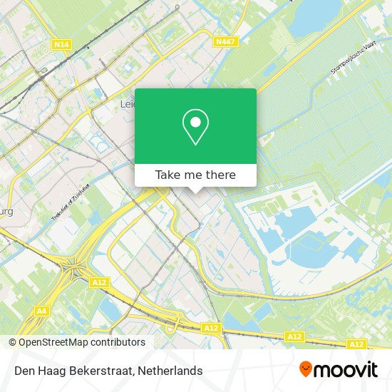 Den Haag Bekerstraat Karte