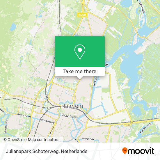 Julianapark Schoterweg Karte