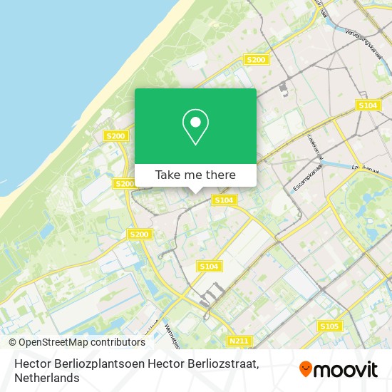 Hector Berliozplantsoen Hector Berliozstraat map
