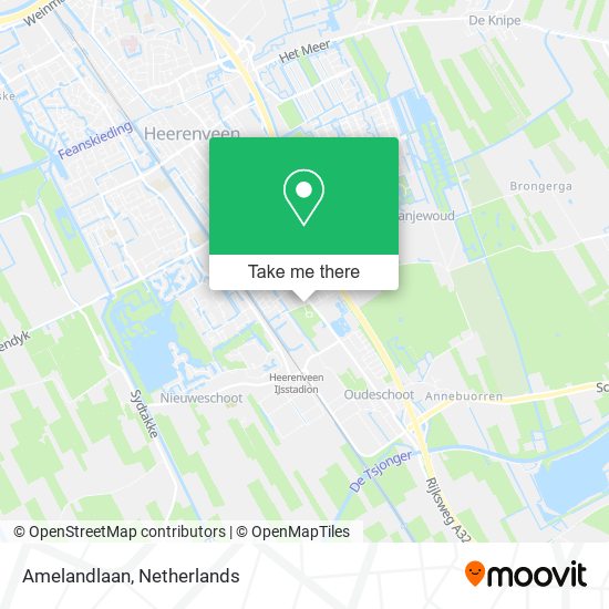 Amelandlaan map