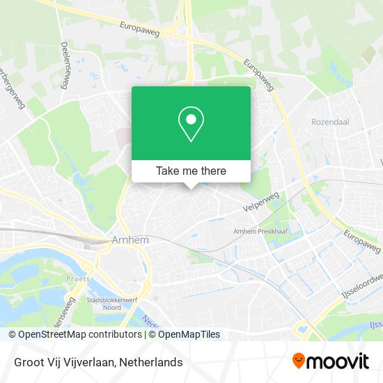 Groot Vij Vijverlaan map