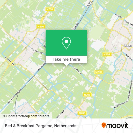 Bed & Breakfast Pergamo map