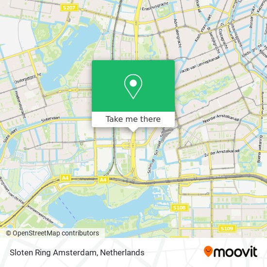 Sloten Ring Amsterdam map