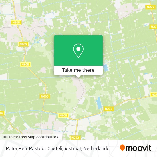 Pater Petr Pastoor Castelijnsstraat map