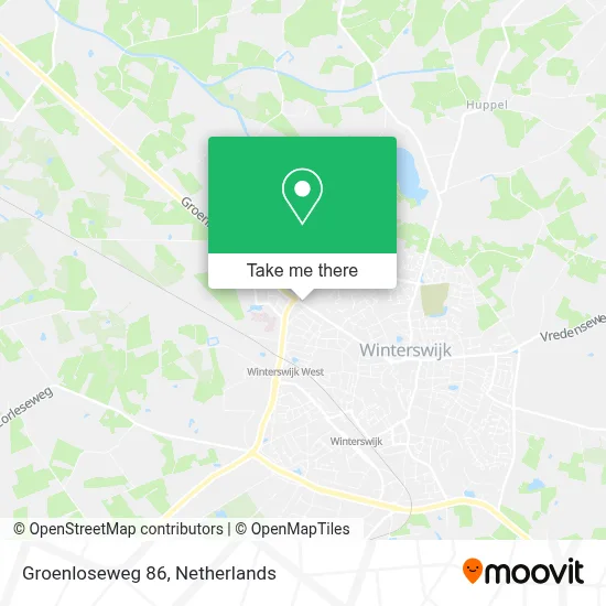 Groenloseweg 86 map
