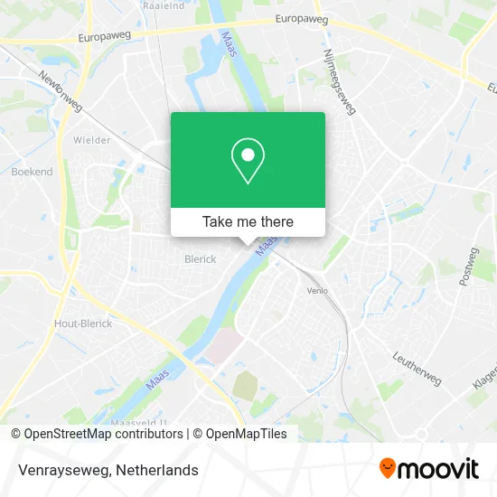 Venrayseweg map