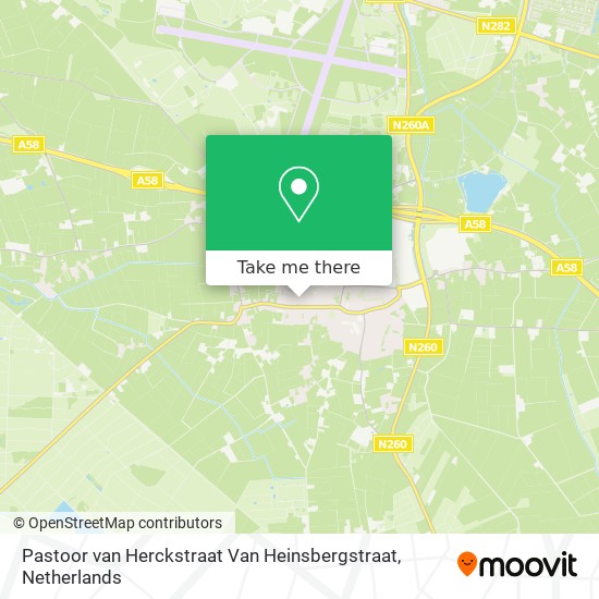 Pastoor van Herckstraat Van Heinsbergstraat map