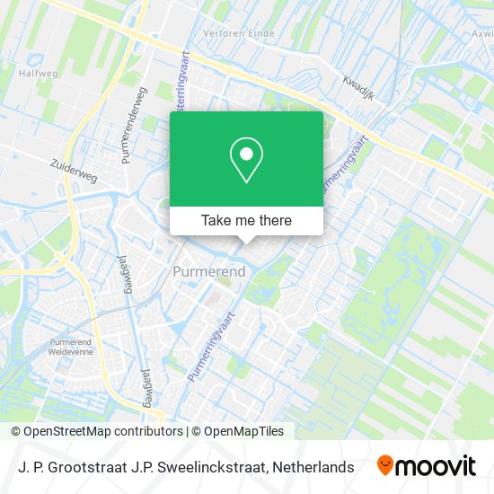 J. P. Grootstraat J.P. Sweelinckstraat map