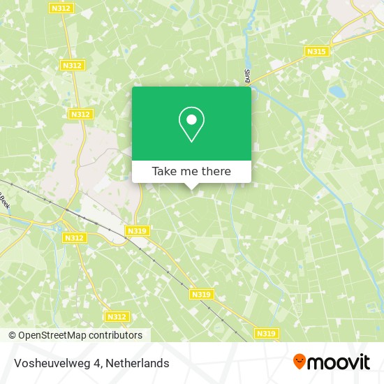 Vosheuvelweg 4 Karte