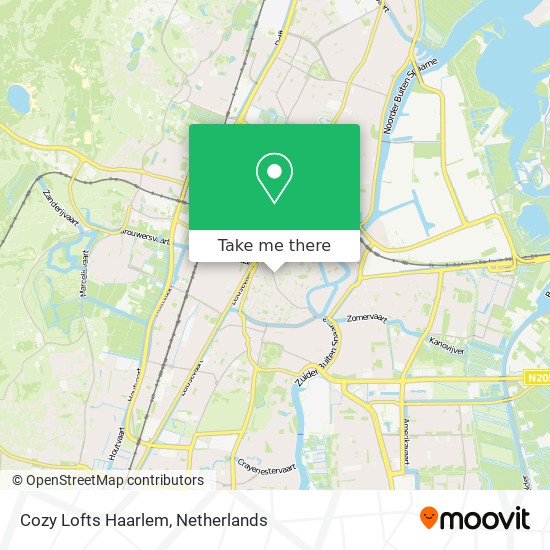 Cozy Lofts Haarlem Karte