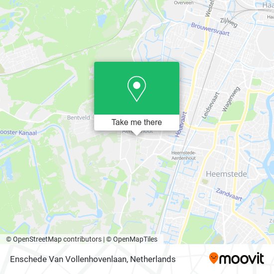 Enschede Van Vollenhovenlaan map