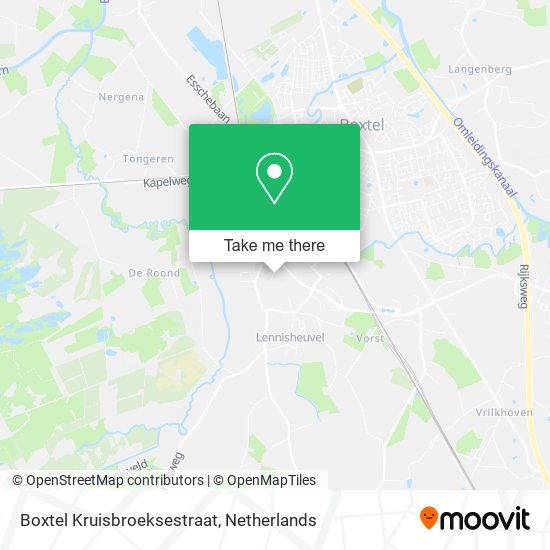 Boxtel Kruisbroeksestraat map