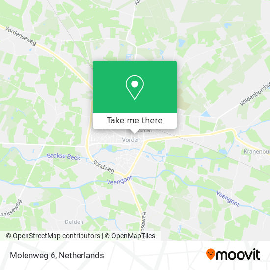 Molenweg 6 map