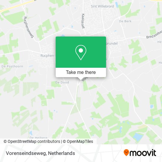 Vorenseindseweg map