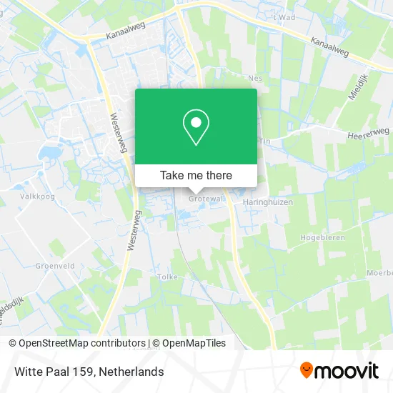 Witte Paal 159 map