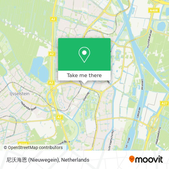 尼沃海恩 (Nieuwegein) Karte