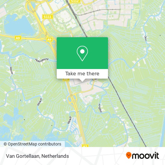 Van Gortellaan map