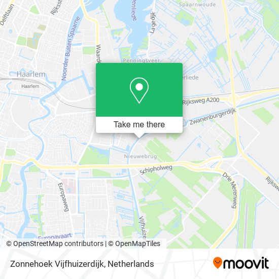 Zonnehoek Vijfhuizerdijk map