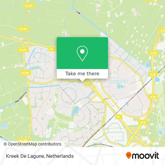 Kreek De Lagune map