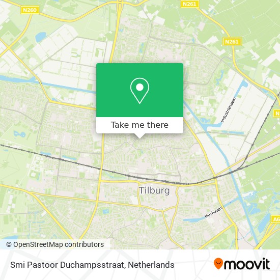 Smi Pastoor Duchampsstraat map