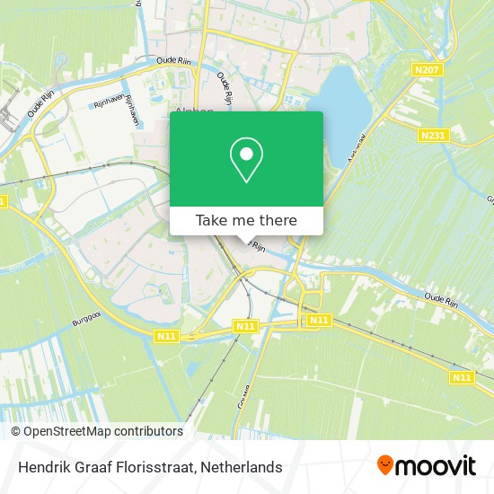 Hendrik Graaf Florisstraat map